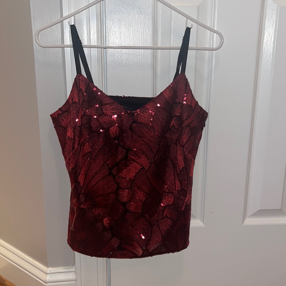WHBM Sequin Top